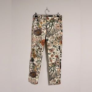 Zara floral boho style pants